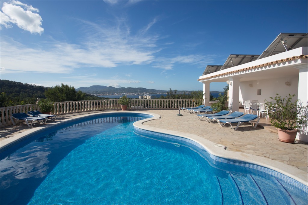 Ibiza villa with sea views