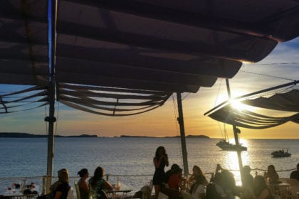 Ibiza in June - sunset strip