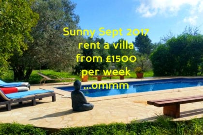 Ibiza villa rental discount week 20