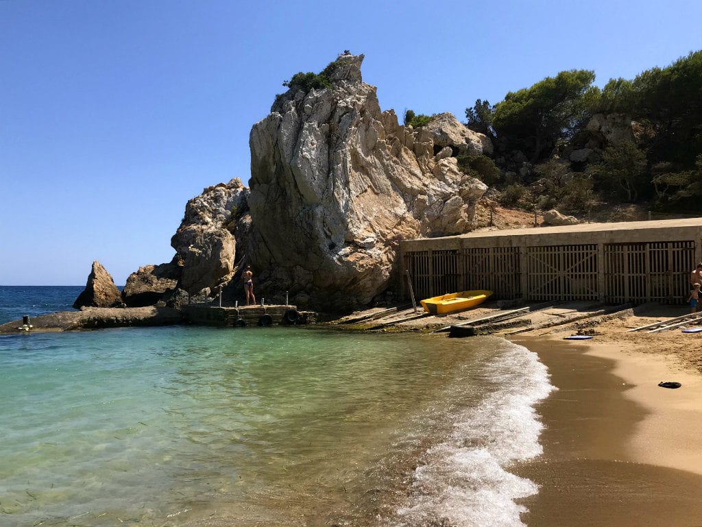 Ibiza in august beaches