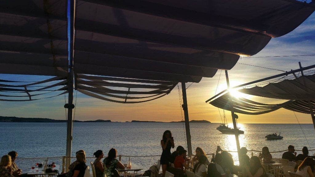 things to do in ibiza - sunset strip