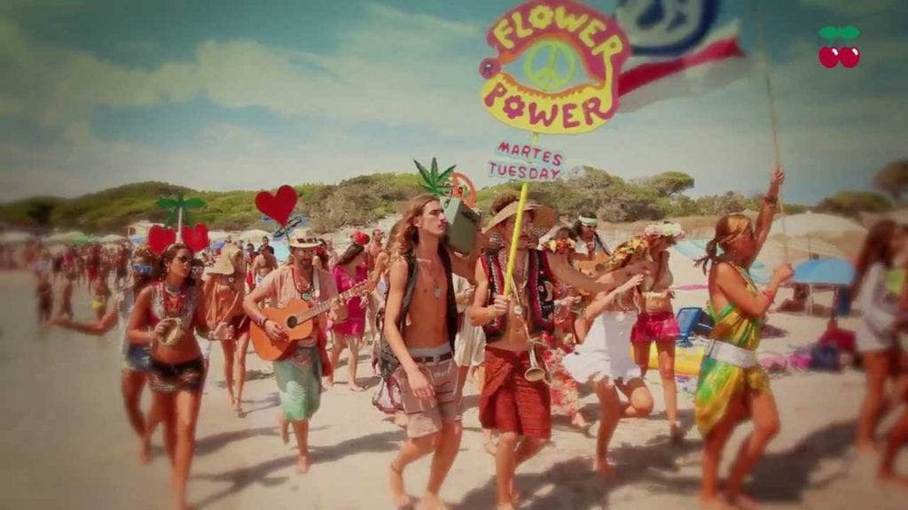 July in Ibiza - flower power PRs