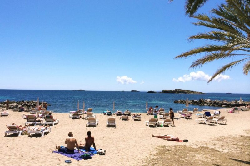 Ibiza in juni stranden